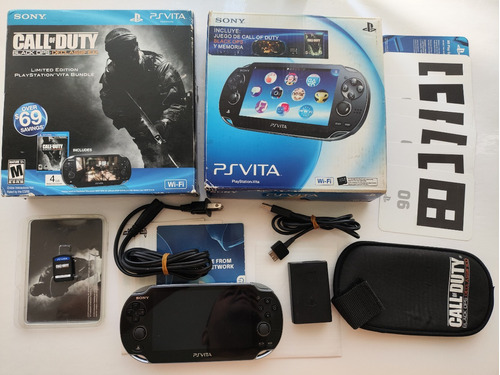 Psvita Sony Playstation Vita Oled Call Of Duty + Caja+juegos