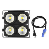 Refletor Mini Brute 4 Led Cob 400w Branco 3000k-6000k Skypix