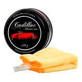 Kit Cera Cleaner Wax C/aplicador Flanela Microfibra Cadillac