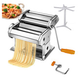 Maquina Pasta Acero Inoxidable Hogar Restaurante 7 Ajustes