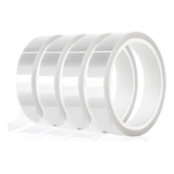 4 Rollos De Cinta Térmica Transparente De 20 Mm X 33 M (108