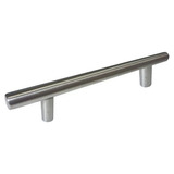 Puxador Haste Redonda Inox Escovado 128mm