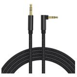 Cable De Audio Premium 1x1 Acordonado Con Conector En 90° 3m