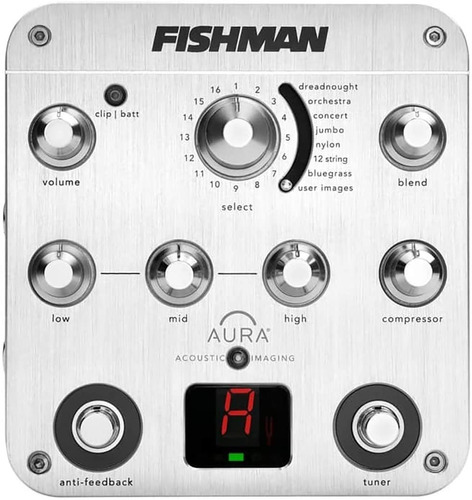 Fishman Pro-aur-spc Aura Pedal De Efectos Preamp P/ Guitarra