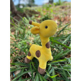 Girafa Safari Fofinha Em Pé 38cm Quarto Decoração Infantil