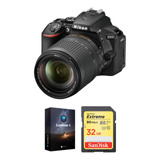 Nikon D5600 Dslr Camara Con 18-140mm Lens And Sdetware Kit