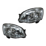 Par De Faros Chevy C3 2009-2010-2011-2012 Fondo Cromado Ty