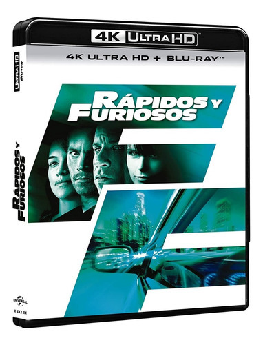 Rapidos Y Furiosos Vin Diesel Pelicula 4k Uhd + Blu-ray