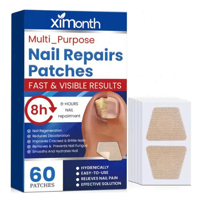 60 Parches Reparación De Uñas Nails Hongos | Meses sin interés