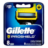 Carga Refil Aparelho Barbear Gillette Fusion5 Proshield 8u