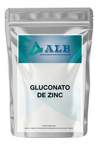 Gluconato De Zinc 250 Gr Puro Alb
