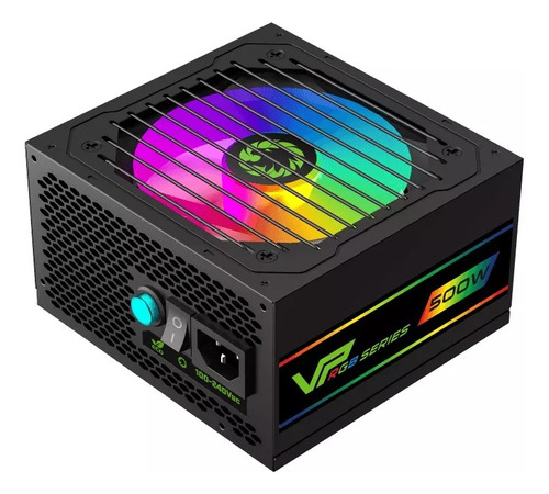  Fuente Pc Gamer 500w 80 Plus Bronze Rgb Gamemax Vp-500 1