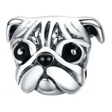 Charm Perrito Pug - Plata De Ley S925