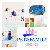 Sticker Mural Vinilo 3d Frozen