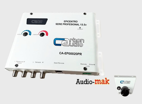 Epicentro Carbon Audio Restaurador De Bajos 1 Perilla