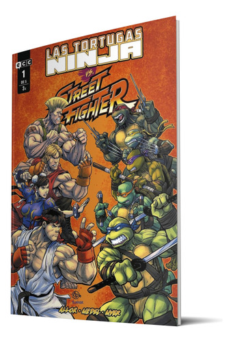 Cómic Las Tortugas Ninja Vs. Street Fighter Vol.1 Original
