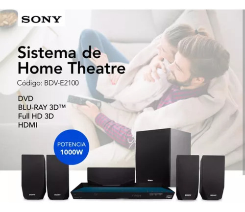 Home Theater Sony 1000w 