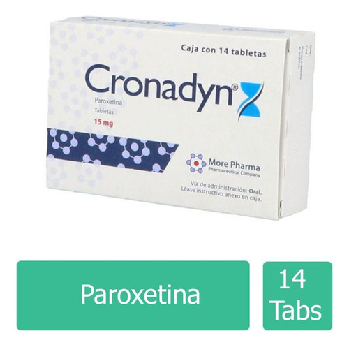 Cronadyn 15 Mg Caja Con 14 Tabletas