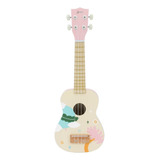 Ukelele Infantil Classic World Madera Rosa Celeste Guitarra