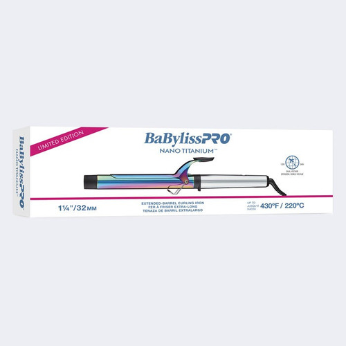 Pinza De Barril Extra Largo Tornasol Babylisspro 32mm 1¼ 