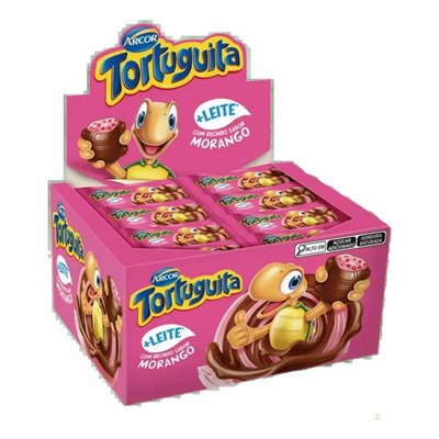 Tortuguita Arcor Morango 15.5g | MercadoLivre