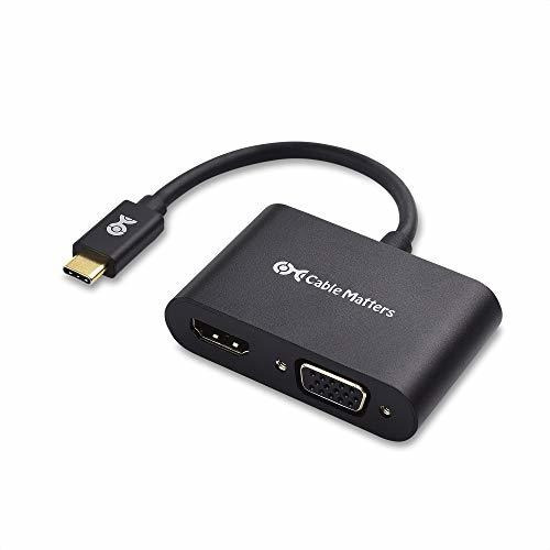 Adaptador Usb C A Hdmi Vga De Aluminio Cable Matters Para Su