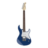 Guitarra Eléctrica Yamaha Pac012/100 Series 112v De Aliso United Blue Brillante Con Diapasón De Palo De Rosa