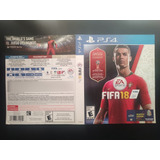 Fifa 18 Ps4 Playstation 4 Solo Portada Sin Juego 