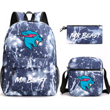 Mr Beast Lightning Cat Mochila Bolsa De Viaje Juego De 3