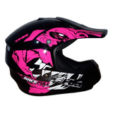 Casco Tipo Cross Downhill, Bmx O Bicicross Niños Y Niñas