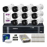 Kit Intelbras 10 Cam 1120b + Dvr Mhdx 1116 16ch C/hd 1tb