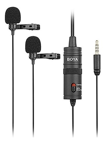 Microfones Boya By-m1dm Condensador Omnidirecional Preto