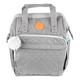 Mochila Pañalera Maternal Infanti Open Gris