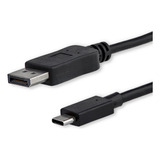 Cable De 1m Usb-c A Displayport 4k 60hz Startech Negro