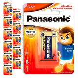 12 Bateria Alcalina 9v Panasonic 12 Cart