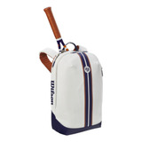 Morral Raquetero De Padel Wilson Roland Garros Super 2pk Color Blanco