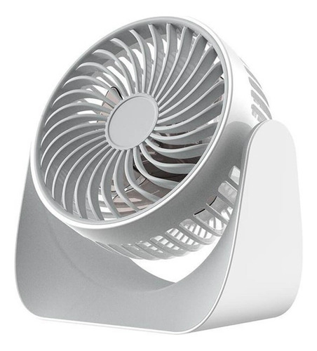 Mini Ventilador De Piso Escritorio Recargable Aspas Oficina