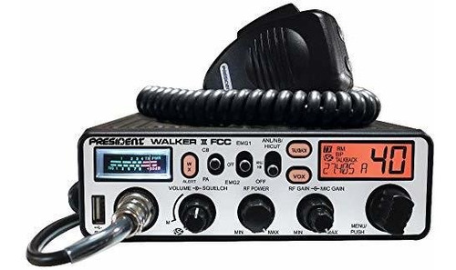 President Electronics Walker Ii Fcc Am Transceptor Radio Cb