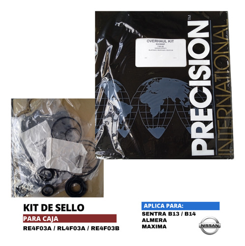 Kit De Sello Nissan Sentra B13 / B14 Caja Rl4f03a / Re4f03a Foto 2