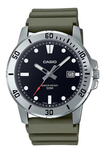 Reloj Casio Para Caballero Mtp-vd01-3evcf Sumergible