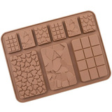 Molde Silicona Chocolate 9 Formas