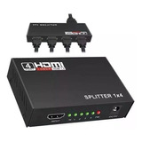 Distribuidor Hdmi 4x1 Splitter 4 Telas Full Hd 1080p
