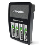 Cargador Bateria Energizer Con 4 Baterías Aa Nimh Recargable