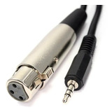 Cable Xlr Canon Hembra A Plug 3.5mm Stereo 3 Mts Profesional