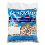 Substrato Para Aquário Cascalho Rio N°4 5kg Aqua Pedras