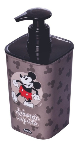 Porta Sabonete Líquido 250ml Decorado Mickey Plasutil Ref.14