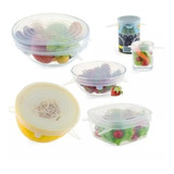 Tapas De Silicona X6 Reutilizables Moderno Cocina Bowls Tv