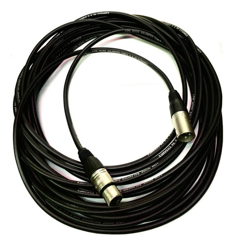 Cable Para Microfono De 30 Metros Balanceado