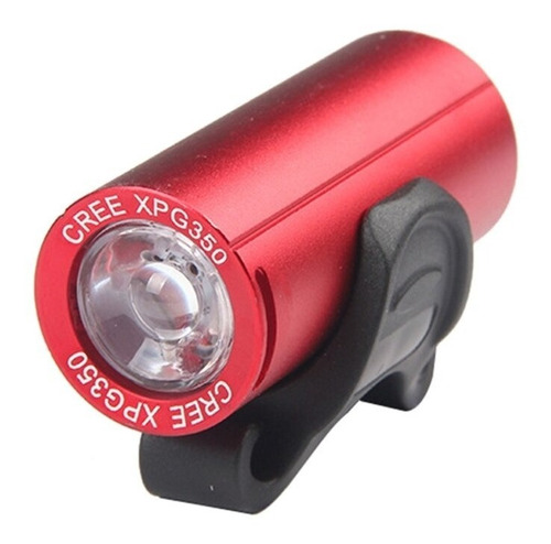 Luz Linterna 350 Lumen Recargable Usb Bicicletas Potente