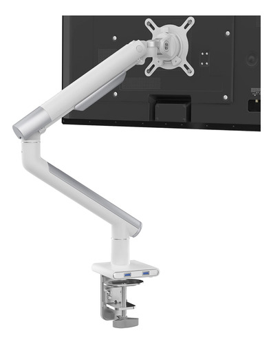 Soporte De Brazo Blanco Para Monitor Único, Soporte De Monit